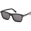 Lunettes de soleil Tom Ford FT1179 BARRON Lunettes de soleil, Noir/Fum&eacute;e, 54 mm Noir