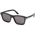 Lunettes sur Grenoble : Lunettes de soleil Tom Ford FT1179 BARRON Lunettes de soleil, Noir/Fum&eacute;e, 54 mm Noir