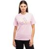 T-shirt adidas T-shirt &agrave; grand logo rose Rose