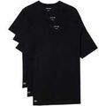 Tee-shirts sur Grenoble : T-shirt Lacoste 3 Pack Lounge Cotton T-Shirts Black/Black/Black