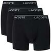 Boxers Lacoste 3 Pack Cotton Stretch Boxer Briefs Black Noir