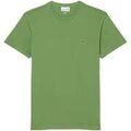 Tee-shirts sur Grenoble : T-shirt Lacoste Cotton Pima Crew Neck T-Shirt Lime Green