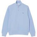 Sweat-shirt Lacoste Zip-Up High Neck Interlock Sweatshirt Light Blue