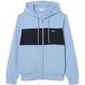 Pulls/Sweat sur Grenoble : Sweat-shirt Lacoste Colour Block Zipped Hoodie Light Blue/Navy
