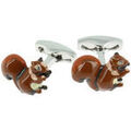 Boutons de manchettes Simon Carter Boutons de manchette Ecureuil Marron tan Grenoble