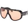 Lunettes de soleil Tom Ford FT1093 RELLEN Lunettes de soleil, Noir/Marron, 71 mm