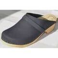 Sabots Skane Toffeln Sabots su&eacute;dois Nubuck bleu de Chine Taille 36 Bleu Grenoble