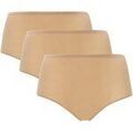 Slips Chantelle Femme Culotte Paquet de 3 SOFTSTRETCH Beige