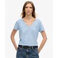Tee-shirts sur Grenoble : T-shirt Superdry T-shirt col V brod&eacute; en slub