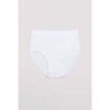 Slips Ysabel Mora Culotte haute adaptation aux finitions blanches invisibles Blanc