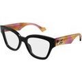 Lunettes sur Grenoble : Lunettes de soleil Gucci GG1424O Cadres Optiques, Noir/Transparent, 54 mm