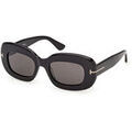 Lunettes sur Grenoble : Lunettes de soleil Tom Ford FT1345 ISLAY-02 Lunettes de soleil, Noir/Fum&eacute;e, 50 mm Noir