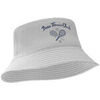 Chapeau BOSS Bob avec imprim&eacute; brod&eacute; Nosh-Member blanc Blanc