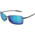 Lunettes sur Grenoble : Lunettes de soleil Maui Jim MJ0423S Lunettes de soleil, Noir/Bleu, 63 mm