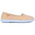 Chaussures d&eacute;contract&eacute;es femme sur Grenoble : Slip ons Pitas CAMPING-BEIGE