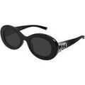 Lunettes sur Grenoble : Lunettes de soleil Gucci GG2026S Lunettes de soleil, Noir/Gris, 51 mm