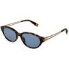 Lunettes de soleil Furla SFUB31 Lunettes de soleil, Havana/Bleu, 55 mm
