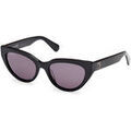 Lunettes sur Grenoble : Lunettes de soleil Max&co MO0127 Lunettes de soleil, Noir/Fum&eacute;e, 51 mm Noir