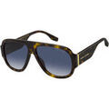 Lunettes sur Grenoble : Lunettes de soleil Marc Jacobs MARC 843/S Lunettes de soleil, Havana/Bleu, 59 mm