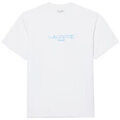Tee-shirts sur Grenoble : T-shirt Lacoste T-shirt classic fit jersey de coton imprim&eacute; blanc Blanc