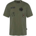 Tee-shirts sur Grenoble : T-shirt Schott Tee-shirt T-shirt army badg&eacute; Vert