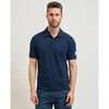 Polo Yes Zee Polo homme &agrave; deux boutons Bleu