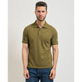 Polo Yes Zee Polo homme &agrave; deux boutons Vert