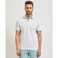 Polos sur Grenoble : Polo Sette/Mezzo Polo homme Settemezzo &agrave; 3 boutons Blanc