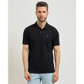 Polos sur Grenoble : Polo Sette/Mezzo Polo homme Settemezzo &agrave; 2 boutons Noir