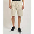 Shorts/Bermuda sur Grenoble : Short Yes Zee Bermuda homme en m&eacute;lange de lin Beige
