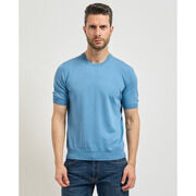 Pull Gran Sasso Pull &agrave; col rond pour homme Bleu