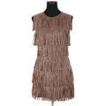 Robes sur Grenoble : Robe courte Bcbgmaxazria Robe beige