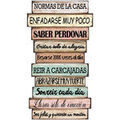 D&eacute;coration sur Grenoble : Stickers Signes Grimalt Ornement Mural R&egrave;gles De La Maison Marron Diam 35 cm. . Maison > Stickers.