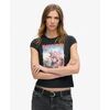 T-shirt Superdry T-shirt &agrave; manches courtes Iron Maiden Cap Sleeve
