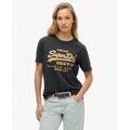 Tee-shirts sur Grenoble : T-shirt Superdry Vl Metallic Relaxed Tee
