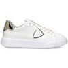 Baskets basses Philippe Model BTLD VM04 - TEMPLE-METAL BLANC OR