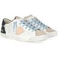 Baskets basses Philippe Model PRLU VPP1 PARIS X-VEAU PERFORE'_BLANC NOIR