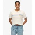 Tee-shirts sur Grenoble : T-shirt Superdry T-shirt &agrave; rayures arc-en-ciel