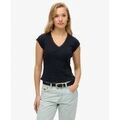Tee-shirts sur Grenoble : T-shirt Superdry Essential Lace Trim V Tee