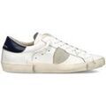 Baskets basses Philippe Model PRLU VZ03 PARIS X-VEAU CERF_BLANC BLEU