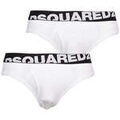 Sous-v&ecirc;tements Filles sur Grenoble : Slips Dsquared Slip Blanc