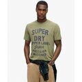 T-shirt Superdry T-shirt de travail &agrave; &eacute;tiquette en cuivre