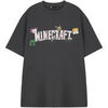 T-shirt Minecraft Logo T-shirt &agrave; manches courtes Gris