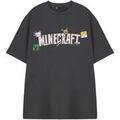 Tee-shirts sur Grenoble : T-shirt Minecraft Logo T-shirt &agrave; manches courtes Gris