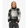 Pull Superdry Pull en tricot &agrave; motif carr&eacute; Grenoble