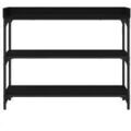 Etag&egrave;res murales VidaXL Table console avec &eacute;tag&egrave;res noire 100x30x80 cm Noir Unique. . Maison & D&eacute;co > Etag&egrave;res murales. Grenoble