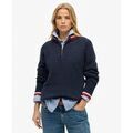 Pull Superdry Pull &agrave; demi-zip &agrave; pointes