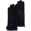 Gants sur Grenoble : Gants Isotoner Gants Femme tactiles cuir velours Noir