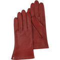 Gants sur Grenoble : Gants Isotoner Gants Femme cuir doubl&eacute; soie Rouge Rouge