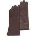 Gants sur Grenoble : Gants Isotoner Gants Femme cuir doubl&eacute; soie Marron Marron